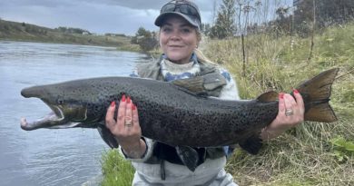 Rakel Ósk með flottan hæng