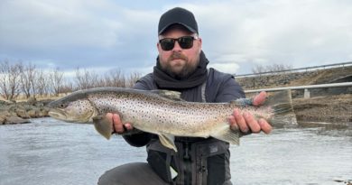 Veiðin í Leirá komin af stað