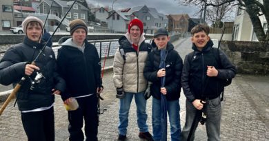 Ungir og efnilegir veiðimenn í Hafnarfirði