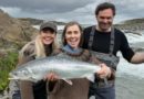 Fimm fallegir laxar á land og einn maríulax
